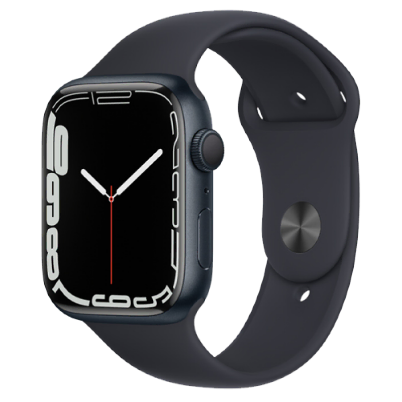 Apple Watch Series SE 2024 40mm Midnight Aluminum Case with Midnight Sand Sport Band M/L (MXE93)