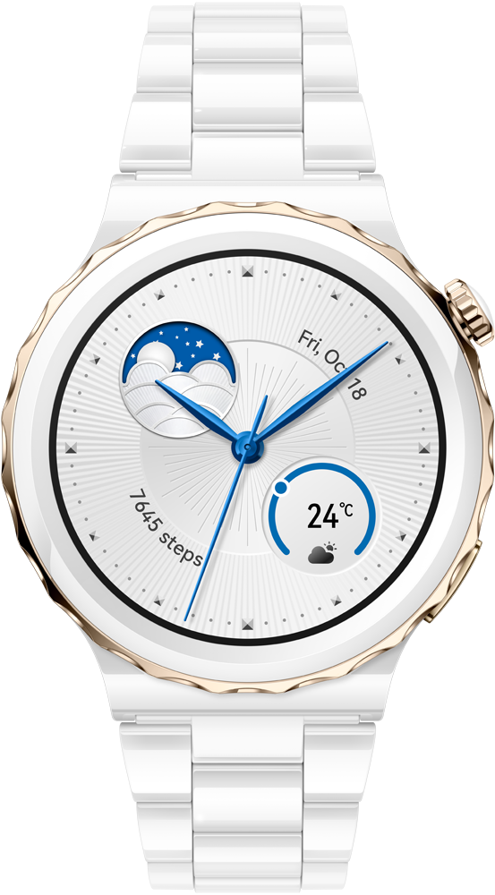 HUAWEI Watch GT 3 Pro керамический ремешок Белые (Frg-B19T)