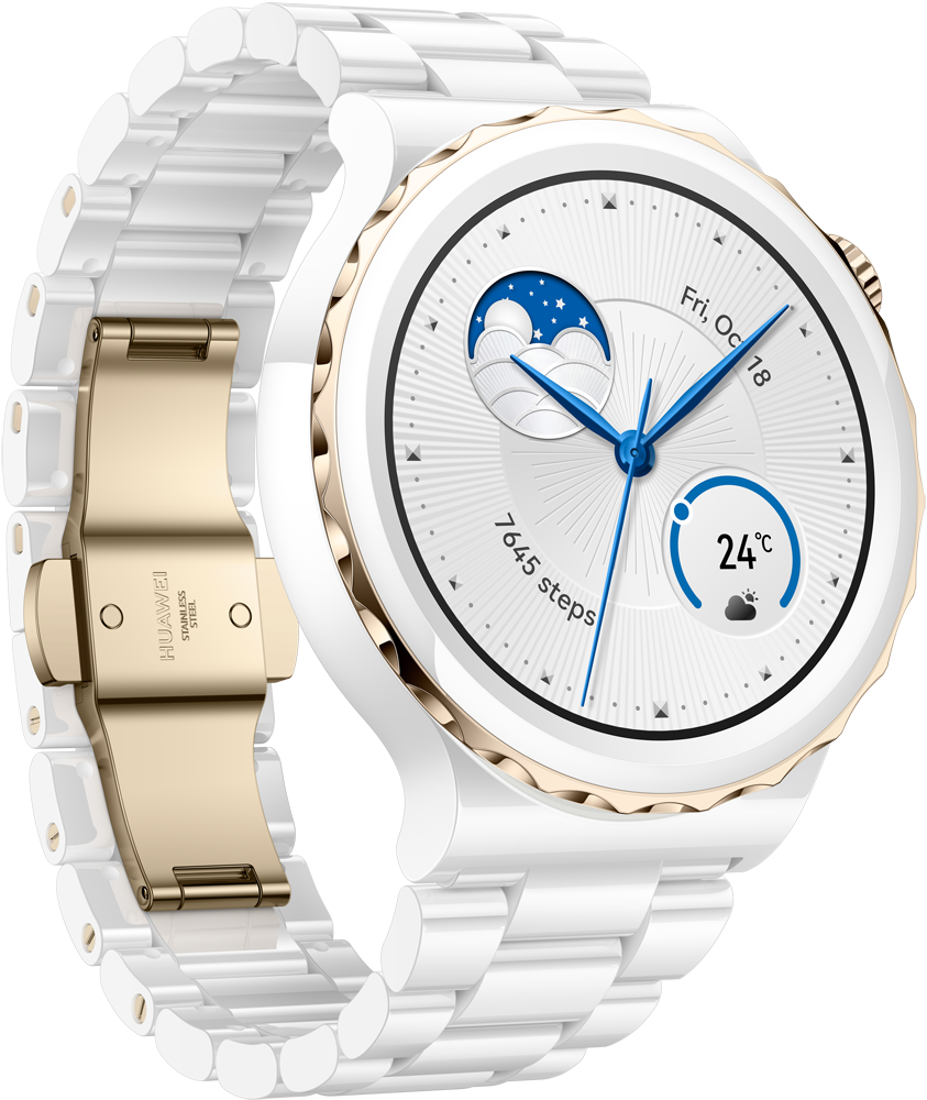 HUAWEI Watch GT 3 Pro керамический ремешок Белые (Frg-B19T)
