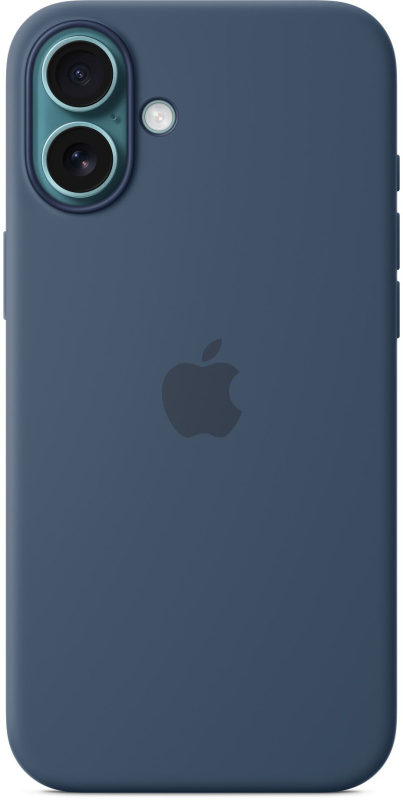Чехол Apple для iPhone 16 Plus Silicone MagSafe, «синий деним»