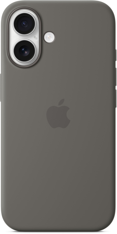 Чехол Apple для iPhone 16 Silicone with MagSafe, серый