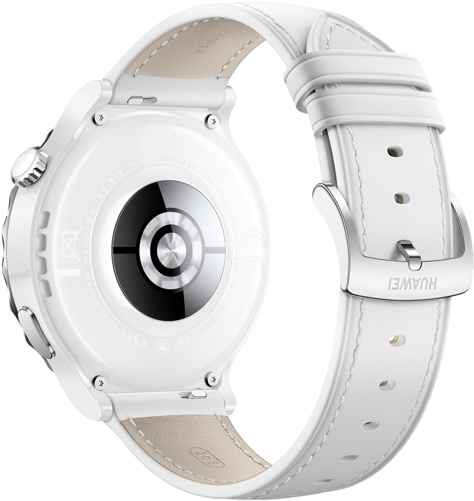 HUAWEI Watch GT 3 Pro кожаный ремешок Белые (Frg-B19V)