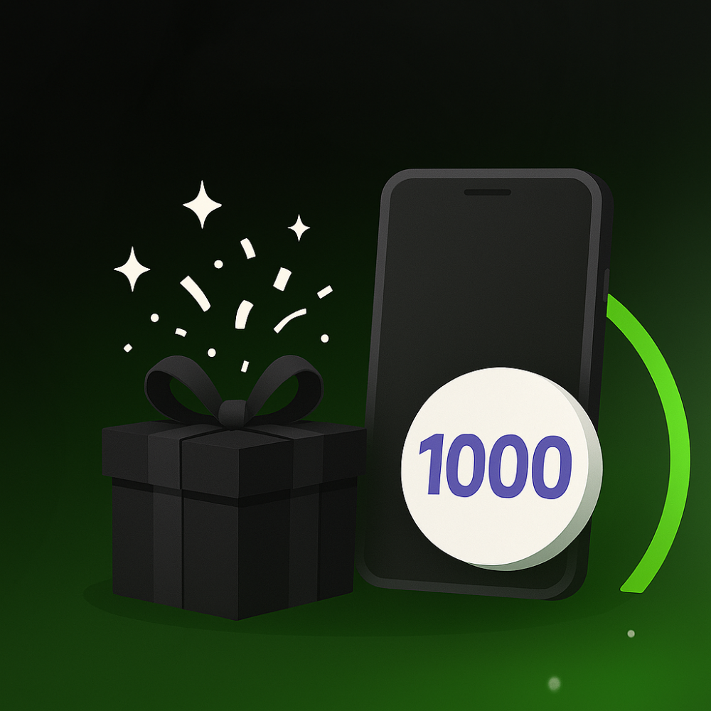 Зарегистрируйтесь и получите 1000 бонусных рублей!